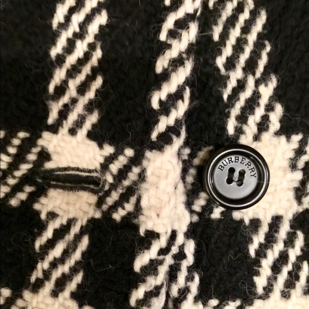 🌺{{{ SOLD }}}🌺 Burberry London Gingham Wool Coat - Picture 5 of 7